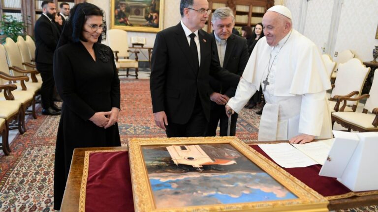 Pope receives President of Albania