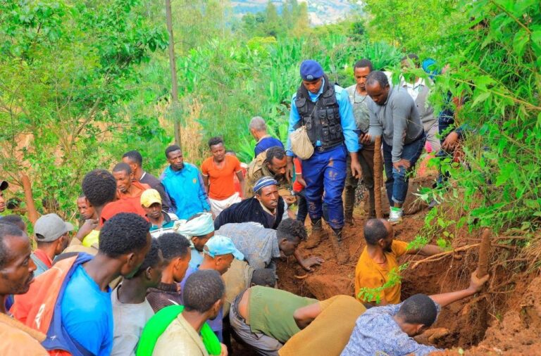 Pope prays for victims of Ethiopia landslides, recalls war always a defeat