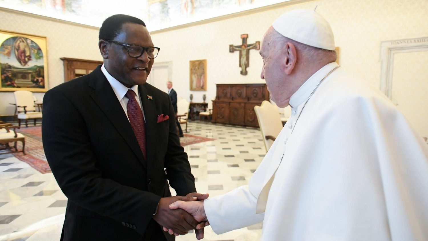 Pope Francis receives president of Malawi at Vatican