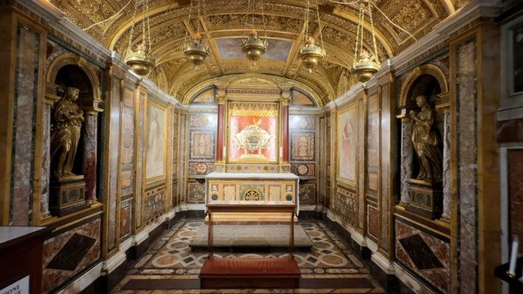 Crypt under the high altar of Santa Maria Maggiore