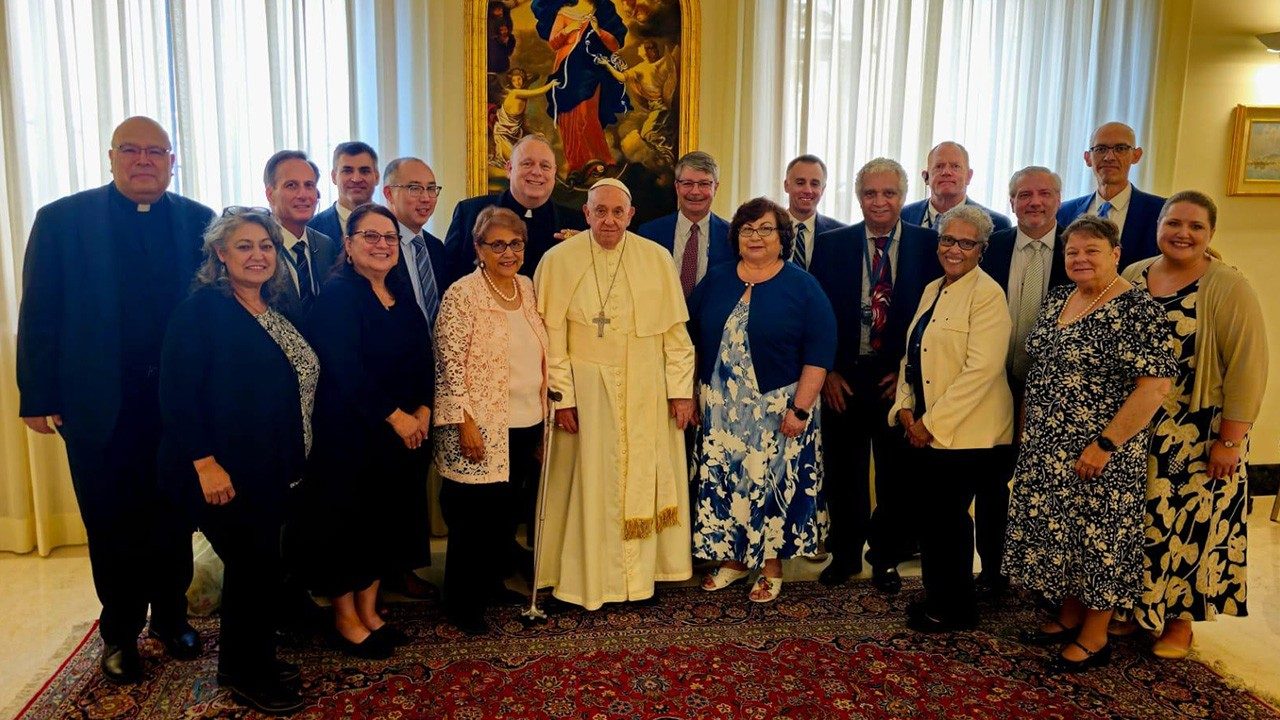 Pope Francis meets with leaders of the US Organized Communities